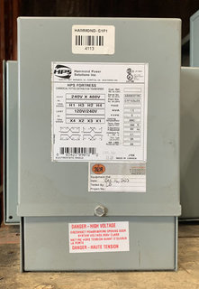 HAMMOND- C1F1C5LES (PRI.240X480V,SEC.120/240V,1.5KVA) Product Image